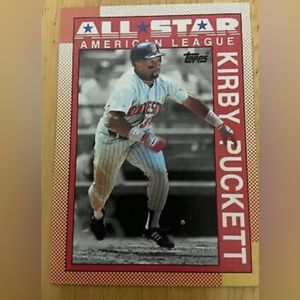 You get 6 Kirby Puckett Baseball Cards